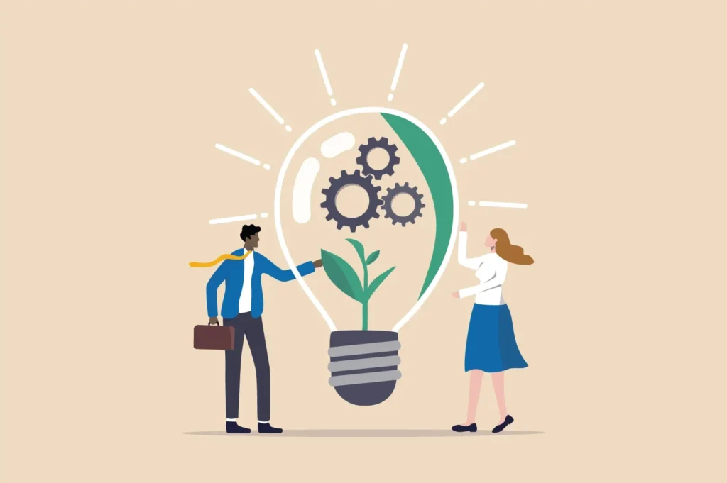 Sustainability and ESG White Paper. Sustainable Energy Idea Bulb